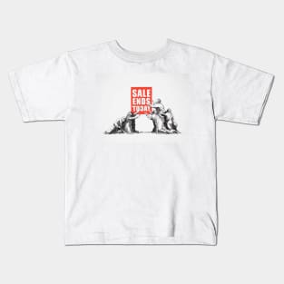 Banksy Sale Ends Today Kids T-Shirt